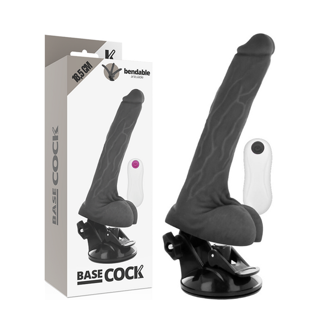 Basecock – Realistic Articulable Remote Control Black 18.5 Cm -O- 4 Cm