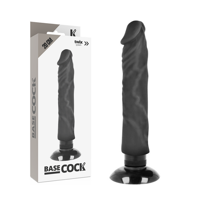 Basecock – Realistic Vibrator 2 – 1 Black 20 Cm – O – 4 Cm