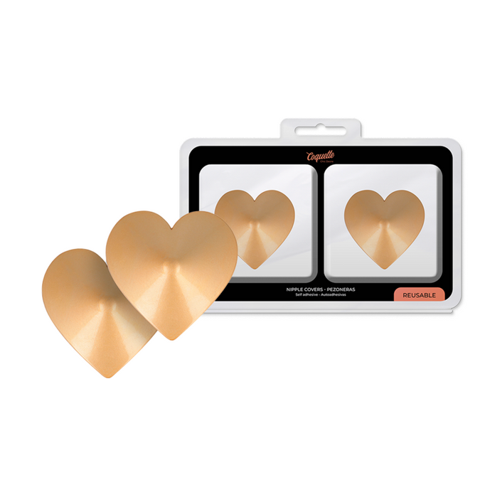 COQUETTE CHIC DESIRE - NIPPLE COVERS GOUDEN HARTEN