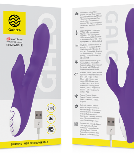 GALATEA - GALO PURPLE VIBRATOR + WATCHME REMOTE CONTROL GALATEA - GALO PURPLE VIBRATOR + WATCHME REMOTE CONTROL