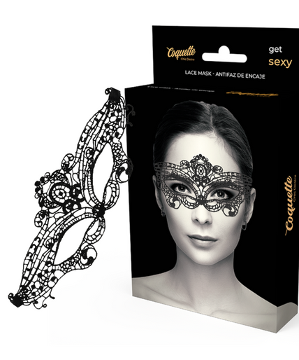 COQUETTE CHIC DESIRE - LACE MASK BLACK COQUETTE CHIC DESIRE - LACE MASK BLACK
