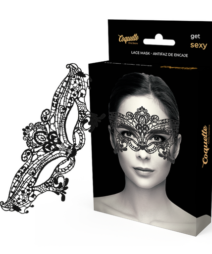 COQUETTE CHIC DESIRE - LACE MASK BLACK COQUETTE CHIC DESIRE - LACE MASK BLACK