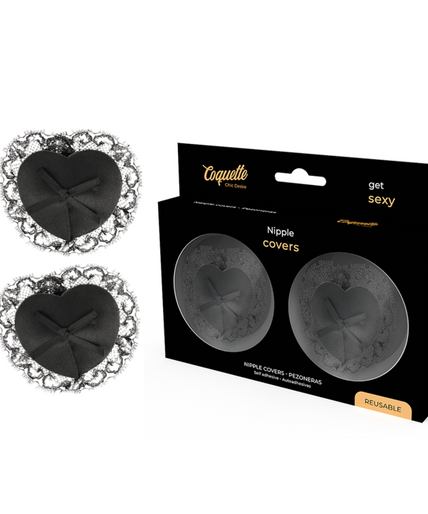 COQUETTE CHIC DESIRE - NIPPLE COVERS LACE ZWART COQUETTE CHIC DESIRE - NIPPLE COVERS LACE ZWART