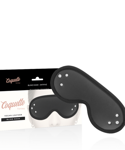 COQUETTE CHIC DESIRE - FANTASY VEGAN LEATHER BLIND MASK WITH NEOPRENE LINING COQUETTE CHIC DESIRE - FANTASY VEGAN LEATHER BLIND MASK WITH NEOPRENE LINING