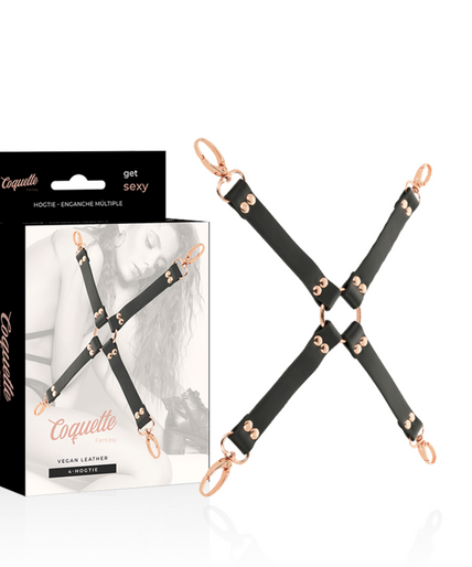 COQUETTE CHIC DESIRE - FANTASY VEGAN LEATHER HOG TIE COQUETTE CHIC DESIRE - FANTASY VEGAN LEATHER HOG TIE