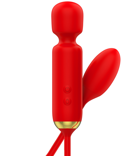 MIA - TOSCANA DOUBLE PLEASURE WAND + VIBRATING EGG MIA - TOSCANA DOUBLE PLEASURE WAND + VIBRATING EGG