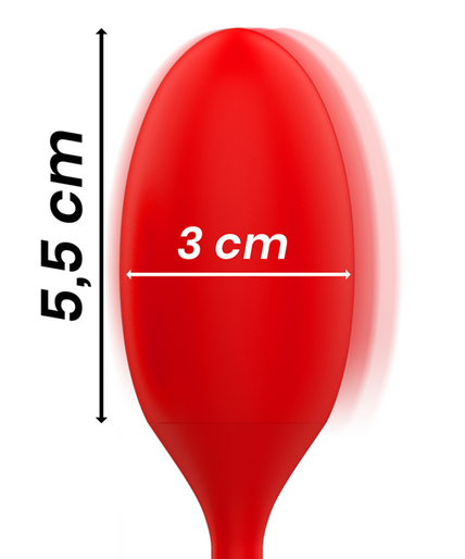 MIA - TOSCANA DOUBLE PLEASURE WAND + VIBRATING EGG MIA - TOSCANA DOUBLE PLEASURE WAND + VIBRATING EGG