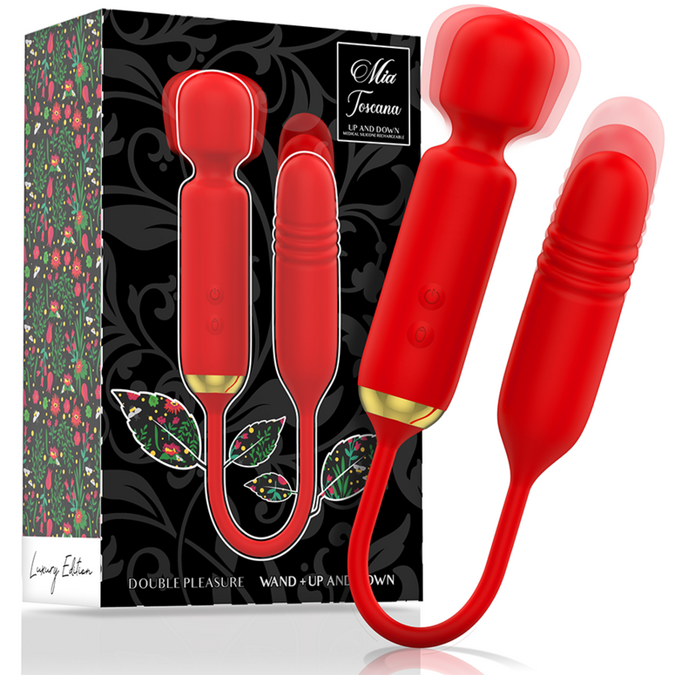 MIA - TOSCANA DOUBLE PLEASURE Toverstokje + Omhoog en Omlaag