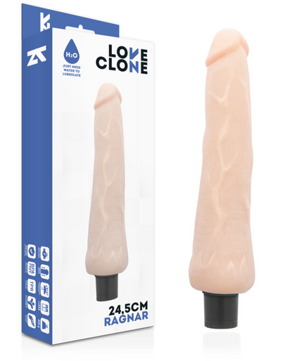 LOVECLONE - RAGNAR SELF LUBRICATION VIBRATOR 24.5 CM -O- 3.5 CM LOVECLONE - RAGNAR SELF LUBRICATION VIBRATOR 24.5 CM -O- 3.5 CM