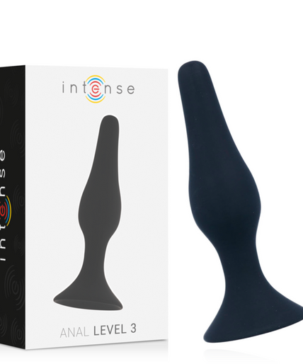 INTENSE - ANAL LEVEL 3 12.5CM BLACK INTENSE - ANAL LEVEL 3 12.5CM BLACK