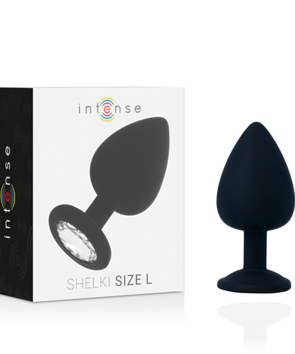 INTENSE - SHELKI L ANAL PLUG BLACK INTENSE - SHELKI L ANAL PLUG BLACK
