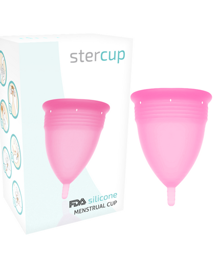 STERCUP - FDA SILICONE MENSTRUAL CUP PINK - SIZE S STERCUP - FDA SILICONE MENSTRUAL CUP PINK - SIZE S
