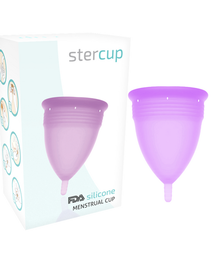 STERCUP - FDA SILICONE MENSTRUAL CUP VIOLET - SIZE S STERCUP - FDA SILICONE MENSTRUAL CUP VIOLET - SIZE S
