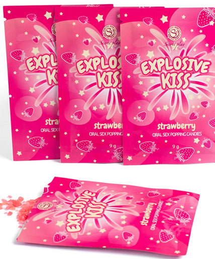 SECRETPLAY - AARDBEI EXPLOSIEVE SNOEPJES SECRETPLAY - AARDBEI EXPLOSIEVE SNOEPJES