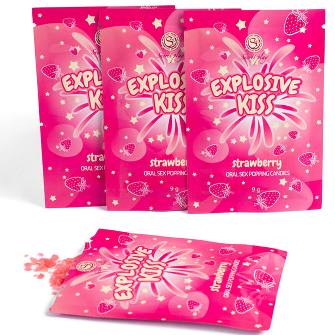 SECRETPLAY - AARDBEI EXPLOSIEVE SNOEPJES