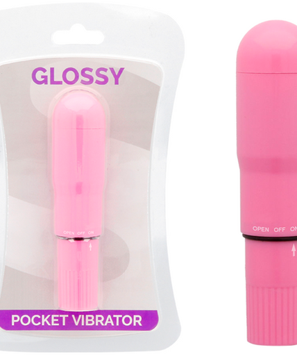 GLOSSY - POCKET VIBRATOR DEEP ROSE GLOSSY - POCKET VIBRATOR DEEP ROSE