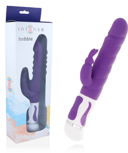 INTENSE - BOBBLE VIBRATOR ROTATOR LILAC SILICONE INTENSE - BOBBLE VIBRATOR ROTATOR LILAC SILICONE