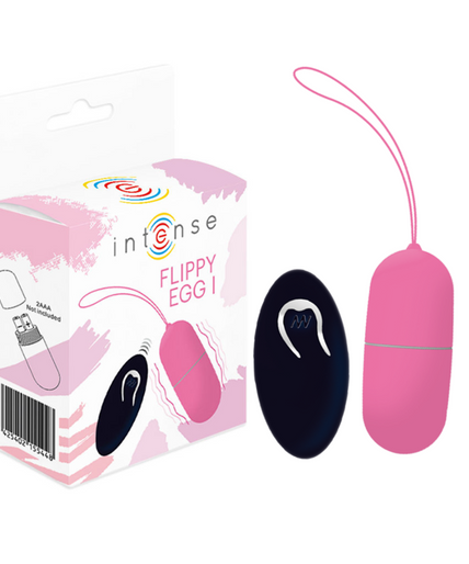 INTENSE - FLIPPY I VIBRATING EGG WITH REMOTE CONTROL PINK INTENSE - FLIPPY I VIBRATING EGG WITH REMOTE CONTROL PINK