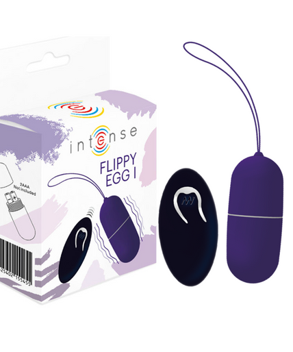INTENSE - FLIPPY I VIBRATING EGG WITH REMOTE CONTROL PURPLE INTENSE - FLIPPY I VIBRATING EGG WITH REMOTE CONTROL PURPLE