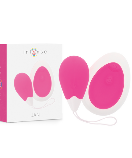 INTENSE - JAN EGG VIBRATOR REMOTE CONTROL PINK INTENSE - JAN EGG VIBRATOR REMOTE CONTROL PINK
