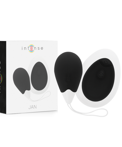 INTENSE - JAN VIBRATING EGG REMOTE CONTROL BLACK INTENSE - JAN VIBRATING EGG REMOTE CONTROL BLACK