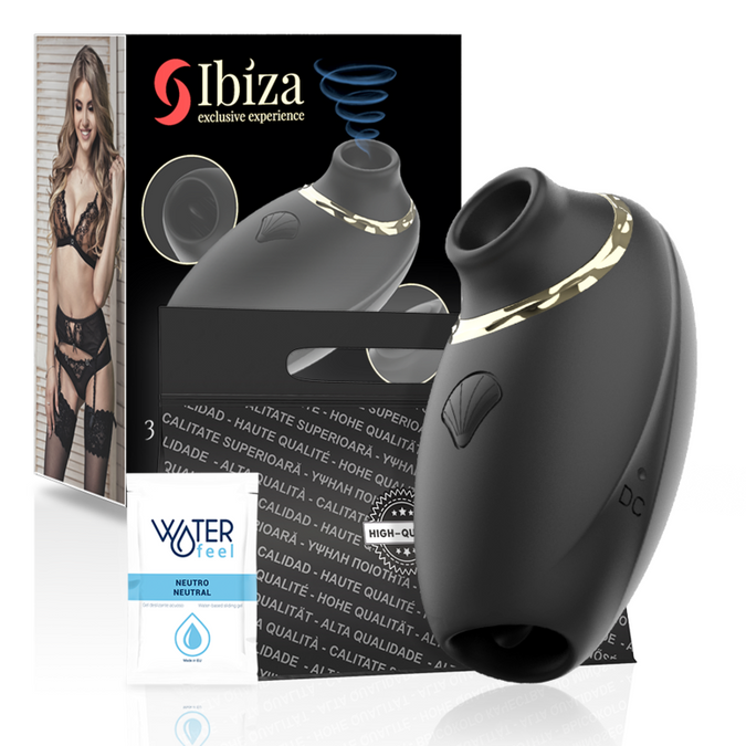 Ibiza – 3-in-1 zuig-, lik- en pulserende vibrator