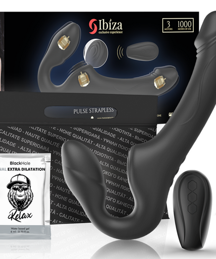 IBIZA - STRAPLOZE VIBRATOR MET AFSTANDSBEDIENING IBIZA - STRAPLOZE VIBRATOR MET AFSTANDSBEDIENING