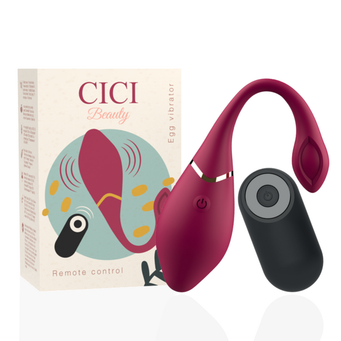 CICI BEAUTY - PREMIUM SILICONEN EI VIBRATOR AFSTANDSBEDIENING