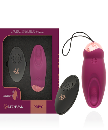 RITHUAL - PRIYA EGG REMOTE CONTROL G-SPOT + VIBRATION RITHUAL - PRIYA EGG REMOTE CONTROL G-SPOT + VIBRATION