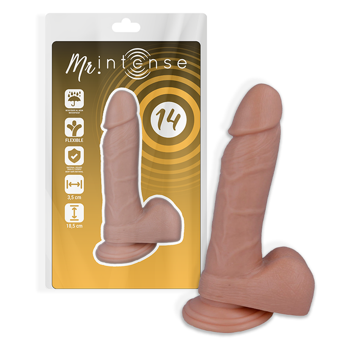 MR INTENSE - 14 REALISTISCHE PENIS 18,5 CM -O- 3,8 CM