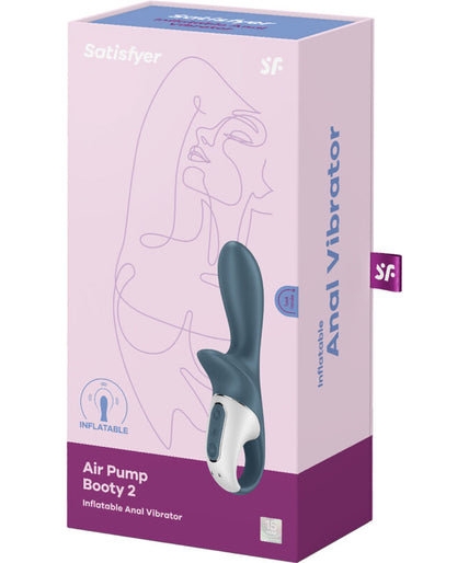 SATISFYER - AIR PUMP BOOTY 2 DARK GREY SATISFYER - AIR PUMP BOOTY 2 DARK GREY