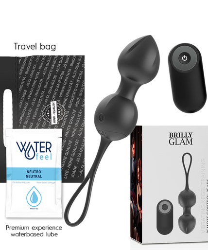 BRILLY GLAM - VIBRATING KEGEL BEADS REMOTE CONTROL BRILLY GLAM - VIBRATING KEGEL BEADS REMOTE CONTROL