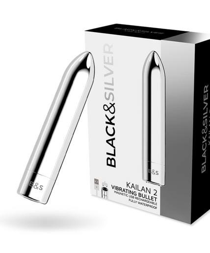 Black&silver – Kailan 2 Silber Vibrations-Magnetkugel Black&silver – Kailan 2 Silber Vibrations-Magnetkugel
