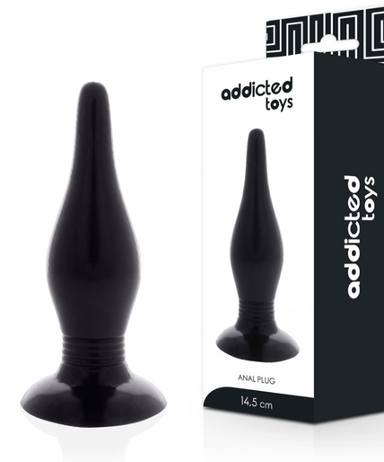 ADDICTED TOYS - ANAL PLUG 14.5 CM BLACK ADDICTED TOYS - ANAL PLUG 14.5 CM BLACK