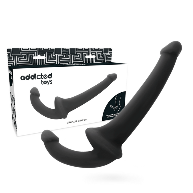 ADDICTED TOYS - DILDO MET RNA S ZONDER ONDERWERPING ZWART