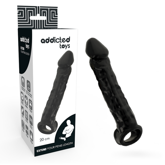 Addicted Toys – Dong-Verlängerung Schwarz