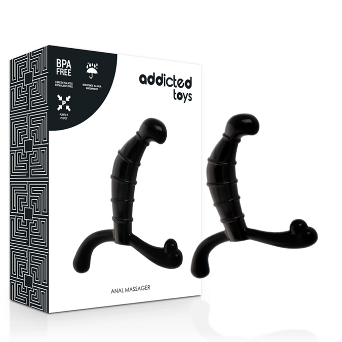 ADDICTED TOYS - PROSTAAT ANALE PLEZIER ZWART