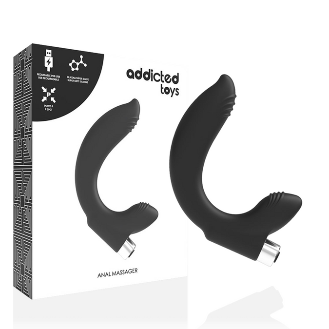 Addicted Toys – Prostatic Vibrator Rechargeable Model 7 – Black