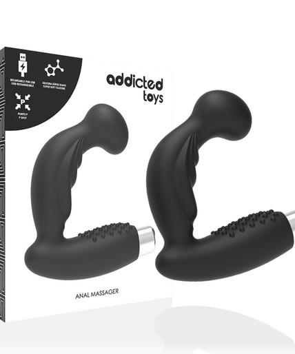 Addicted Toys – Prostatic Vibrator Rechargeable Model 3 – Black Addicted Toys – Prostatic Vibrator Rechargeable Model 3 – Black