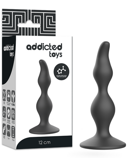 ADDICTED TOYS - ANAL SEXUAL PLUG 12 CM BLACK ADDICTED TOYS - ANAL SEXUAL PLUG 12 CM BLACK