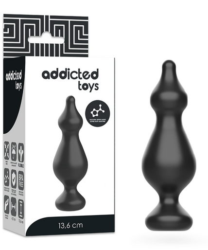 ADDICTED TOYS - ANAL SEXUAL PLUG 13.6 CM BLACK ADDICTED TOYS - ANAL SEXUAL PLUG 13.6 CM BLACK