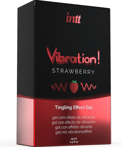 INTT - KRACHTIGE INTIEME STIMULANS VLOEIBARE TRILLENDE GEL AARDBEI 15 ML INTT - KRACHTIGE INTIEME STIMULANS VLOEIBARE TRILLENDE GEL AARDBEI 15 ML