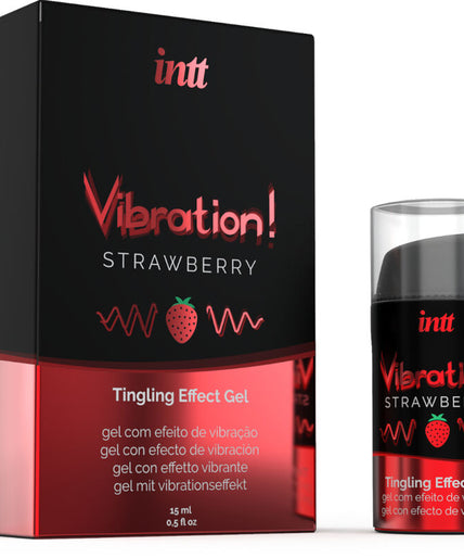 INTT - KRACHTIGE INTIEME STIMULANS VLOEIBARE TRILLENDE GEL AARDBEI 15 ML INTT - KRACHTIGE INTIEME STIMULANS VLOEIBARE TRILLENDE GEL AARDBEI 15 ML