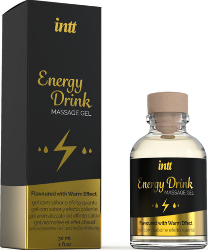 INTT MASSAGE & ORAL SEX - MASSAGE GEL WITH FLAVORED ENERGY CA DRINK AND HEATING EFFECT INTT MASSAGE & ORAL SEX - MASSAGE GEL WITH FLAVORED ENERGY CA DRINK AND HEATING EFFECT