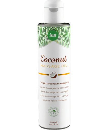INTT - SWEET VEGAN MASSAGE OIL WITH RELAXING COCONUT FLAVORED INTT - SWEET VEGAN MASSAGE OIL WITH RELAXING COCONUT FLAVORED