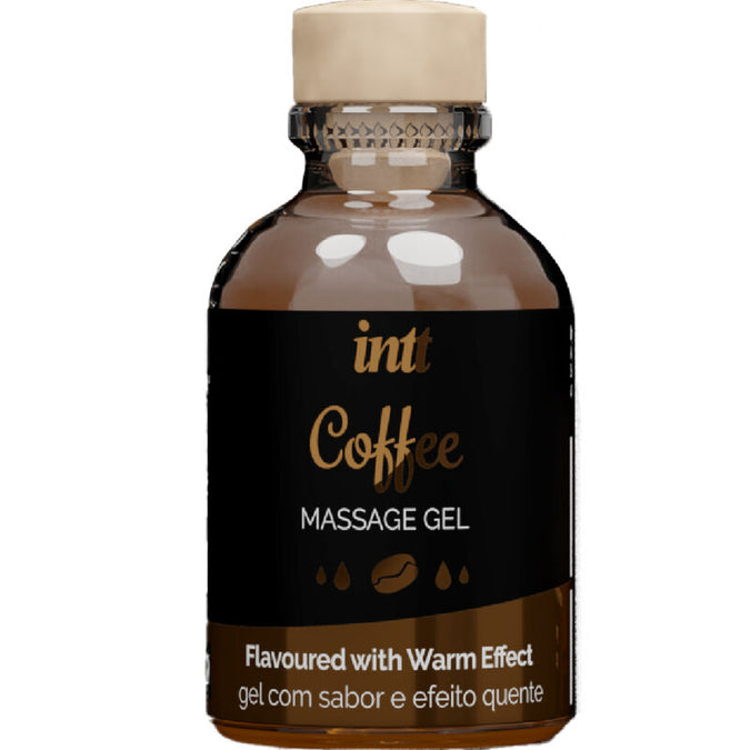 INTT MASSAGE & ORAL SEX - HET EFFECT IS HETE KOFFIE SMAAK MASSAGEGEL
