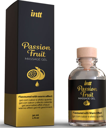 INTT MASSAGE & ORAL SEX - PASSION FRUIT FLAVORED MASSAGE GEL WITH HEAT EFFECT INTT MASSAGE & ORAL SEX - PASSION FRUIT FLAVORED MASSAGE GEL WITH HEAT EFFECT