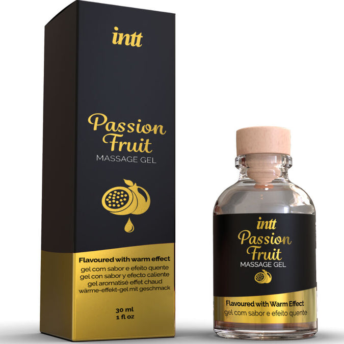 INTT MASSAGE & ORALE SEX - PASSIEVRUCHT GEAROMATISEERDE MASSAGEGEL MET WARMTE-EFFECT