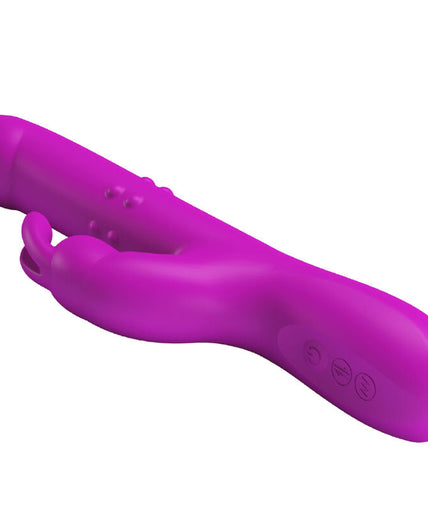 PRETTY LOVE - REESE VIBRATOR WITH PURPLE ROTATION PRETTY LOVE - REESE VIBRATOR WITH PURPLE ROTATION