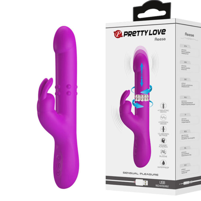 Pretty Love – Reese vibrator met paarse rotatie